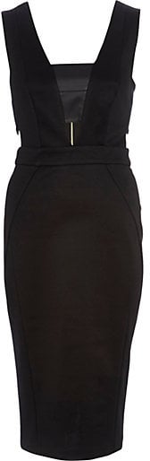 River Island Black Cutout Dress