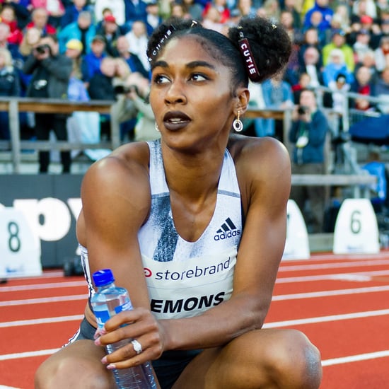 Olympic Runner Christina Clemons's Hair and Makeup Looks
