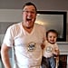 Grandpa Matches His Grandson's Month Shirt