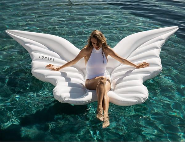 Funboy Inflatable Angel Wings Pool Float