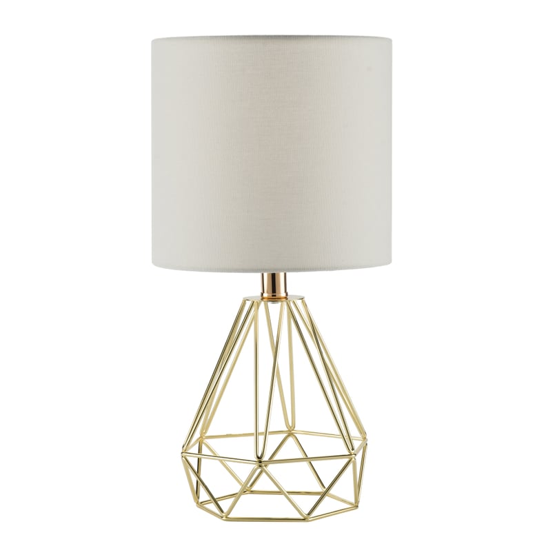 Preenex Table Lamp With Gold Hollowed Out Base