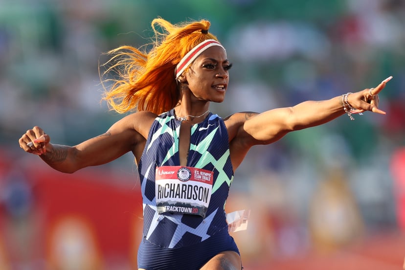 Sha'Carri Richardson Raced 100m Tokyo Olympians