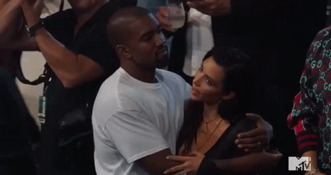 Kim Kardashian, Consoling Kanye After He Lost Video of the Year to Beyoncé