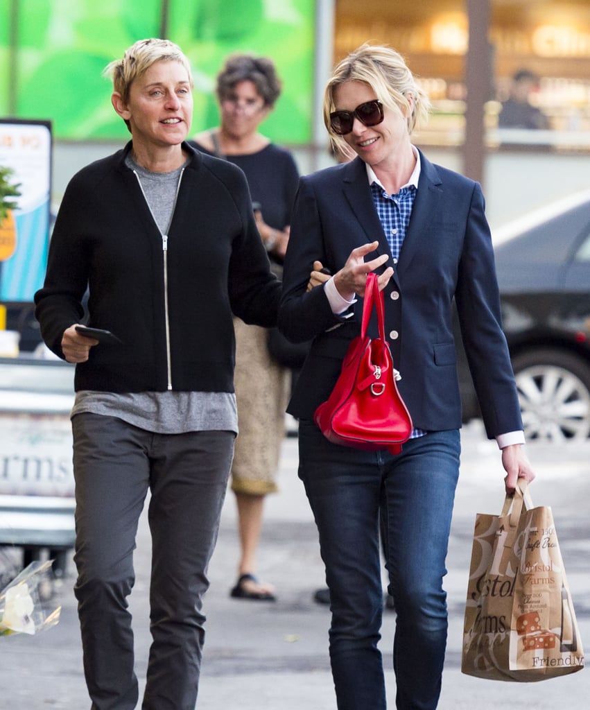 Ellen DeGeneres and Portia de Rossi Out in LA December 2015