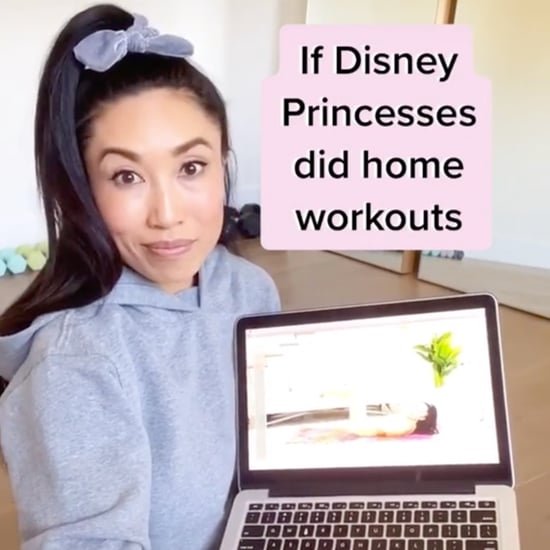 Disney Princesses Doing Home Workouts Video From Blogilates