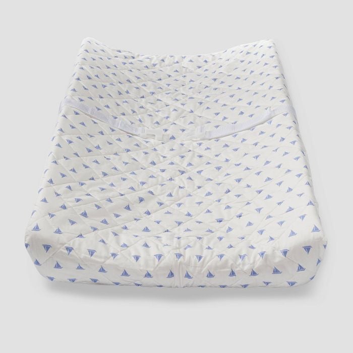 Ahoy, Captain: Come Sail Away Changing Pad Cover