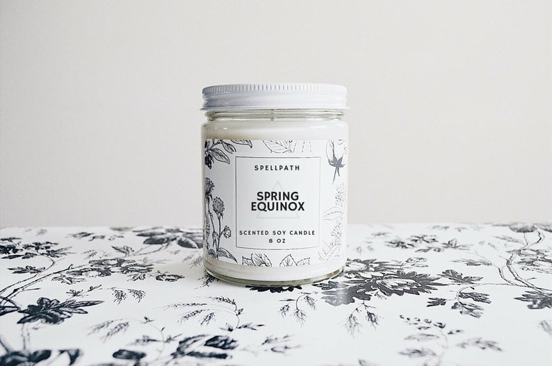 Spring Equinox Soy Candle