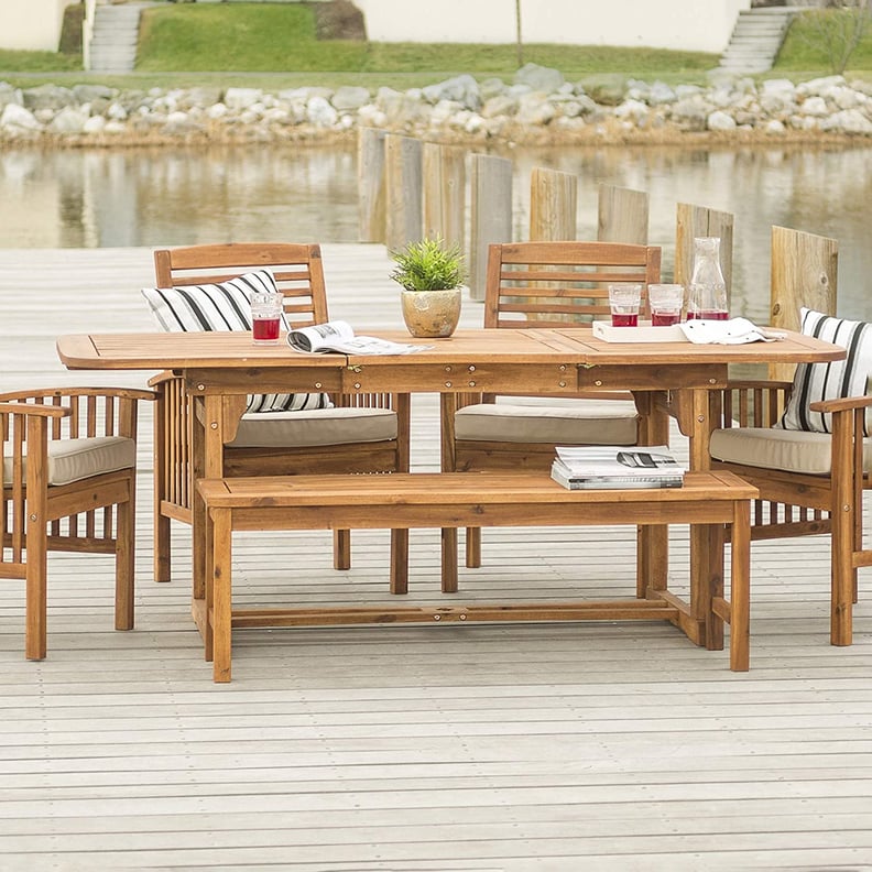 Best Extended Wooden Outdoor Patio Dining Set