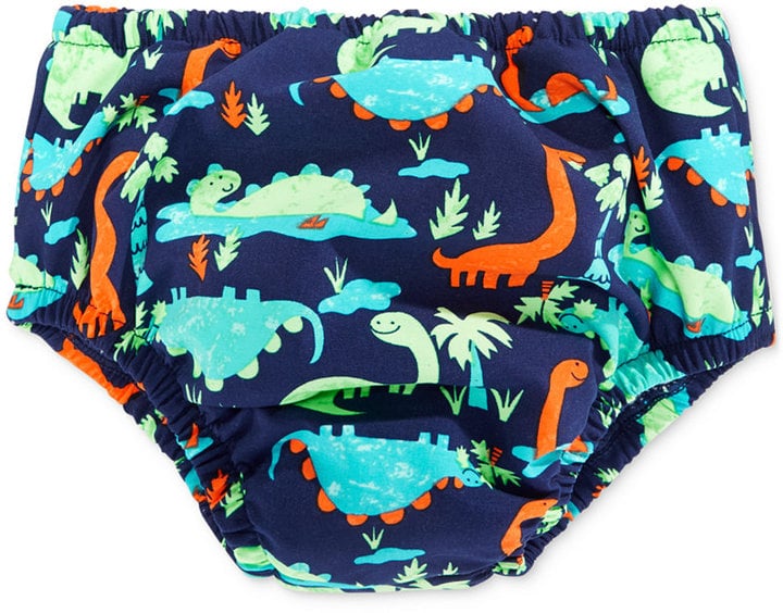 Swim Time Dinosaur-Print Reusable Swim Diaper