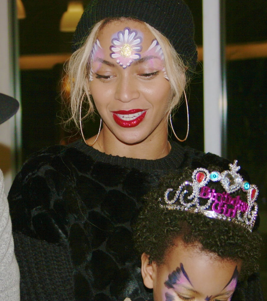 Blue Ivy and Beyoncé got their faces painted — and Blue Ivy wore a birthday crown!
Source: Tumblr user Beyoncé Knowles