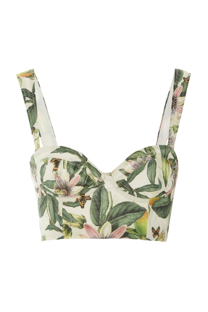 Agua by Agua Bendita Passiflora Floral-Print Bustier
