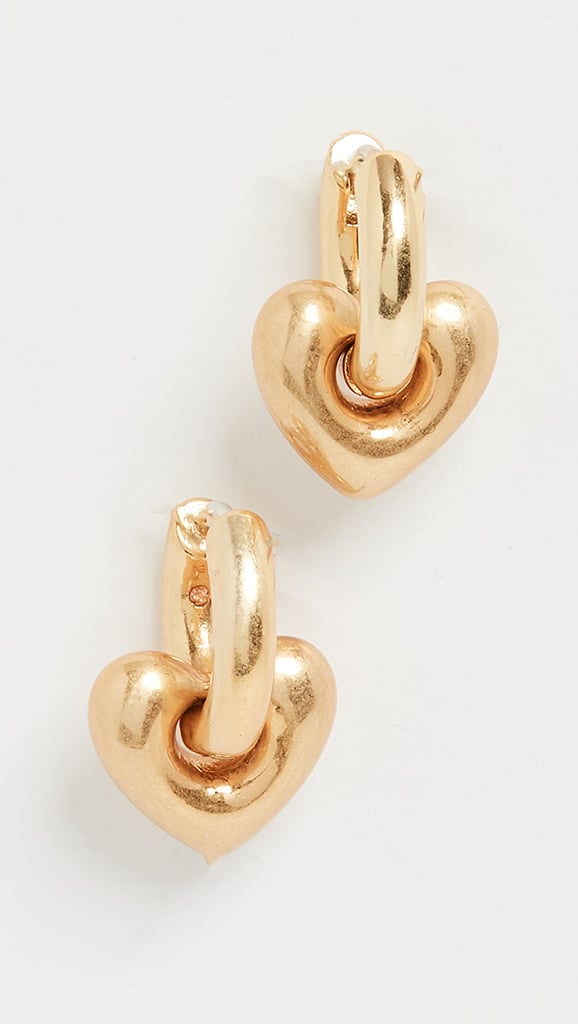 Madewell Puffy Heart Hoops