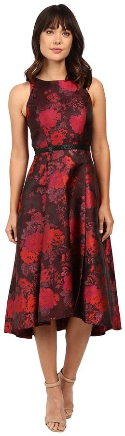 Tahari by ASL Tea-Length Metallic Jacquard Dress ($188)