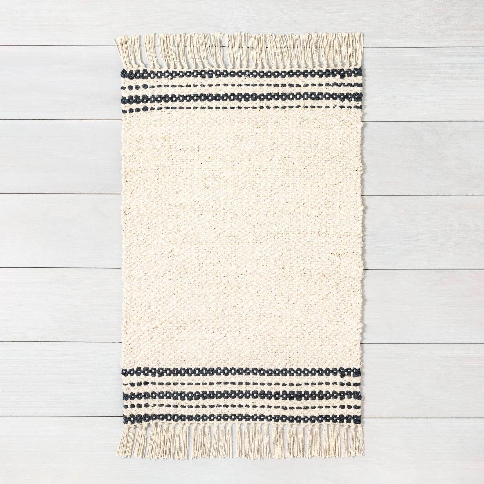 Hearth Hand With Magnolia Charcoal Stripe Jute Rug Ready For A Modern Farmhouse Makeover Shop These 25 Rustic And Affordable Finds Popsugar Home Photo 11