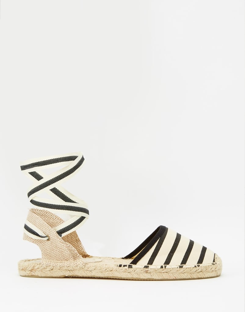 These Soludos espadrille flats ($55) are begging to be worn on your next vacation. We would pack this pair for a trip to Greece or an island in the Caribbean.
