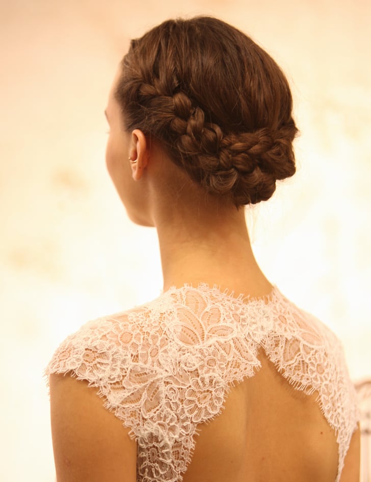 Monique Lhuillier Bridal Fall 2014 Braided Hairstyles Popsugar
