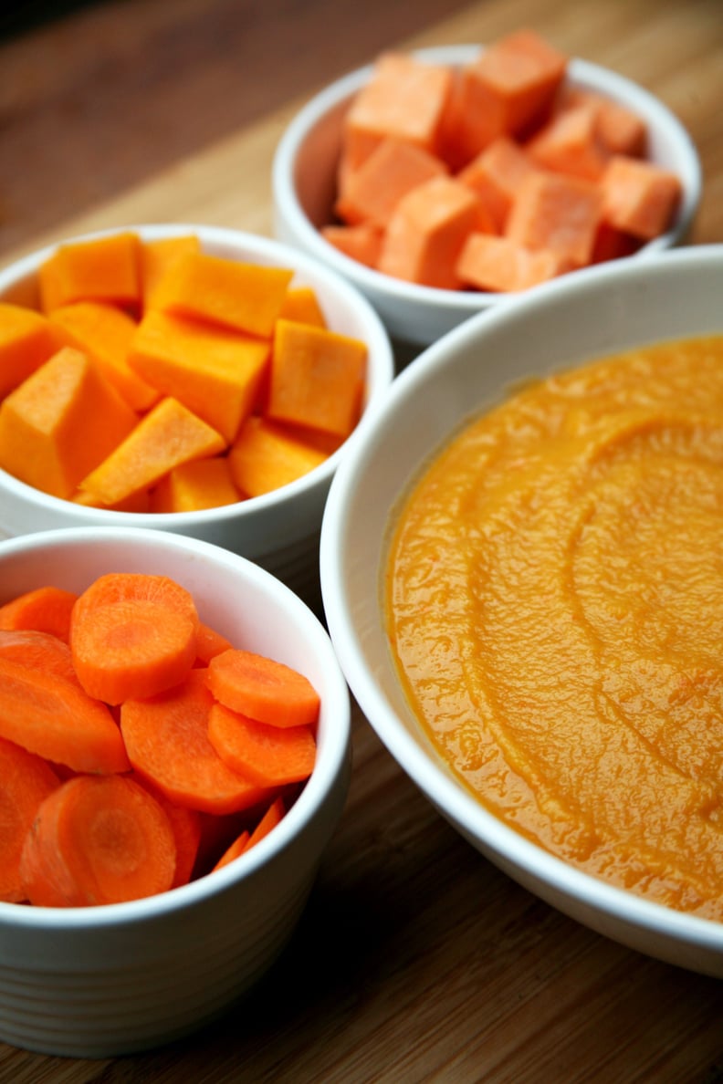 Slow-Cooker Squash, Sweet Potato, Carrot, and White Bean Soup