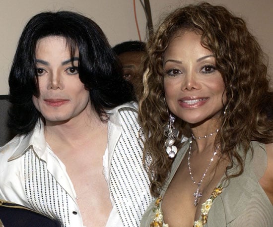 Michael and LaToya Jackson posed together at the 2003 BET Awards in LA.