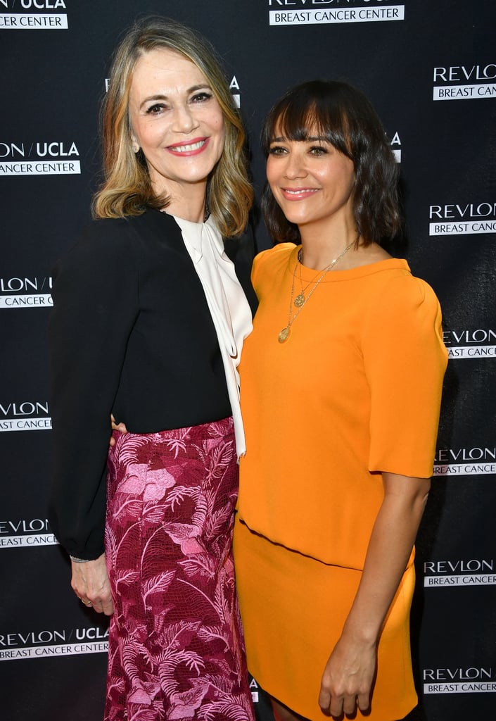 Rashida Jones and Peggy Lipton at Revlon Luncheon 2016
