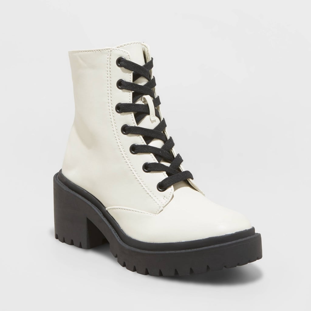 For Something Timeless: A New Day Brie Combat Boots