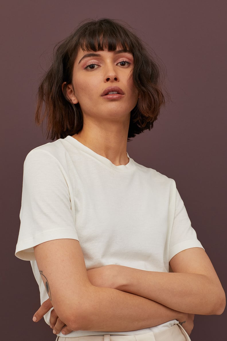 H&M Silk-blend T-shirt