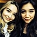 Rowan Blanchard and Sabrina Caprenter Instagrams