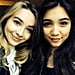 Rowan Blanchard and Sabrina Carpenter Instagrams