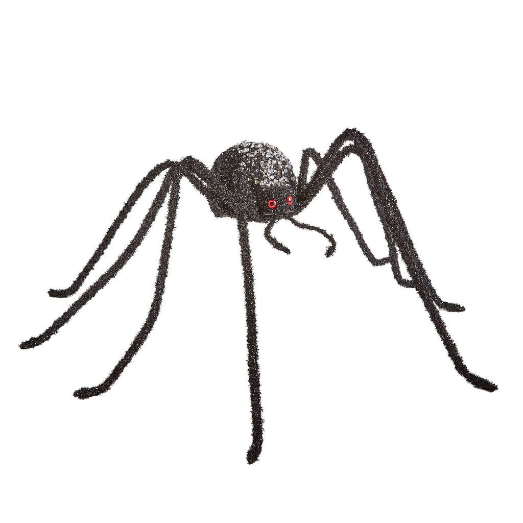 Sequinned Large Spider Halloween Decor