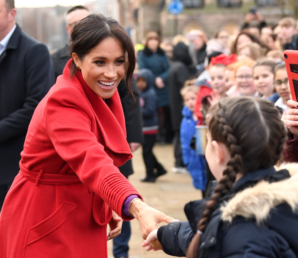 Meghan Markle Prince Harry Let Blind Kids Touch Their Faces