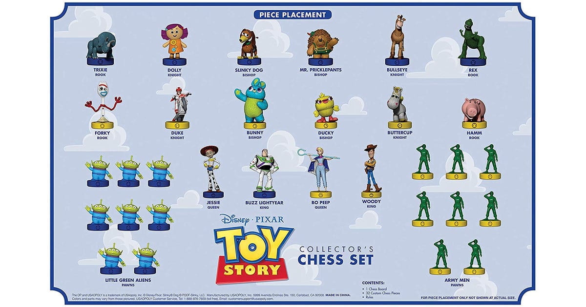 disney toy story collector's chess set
