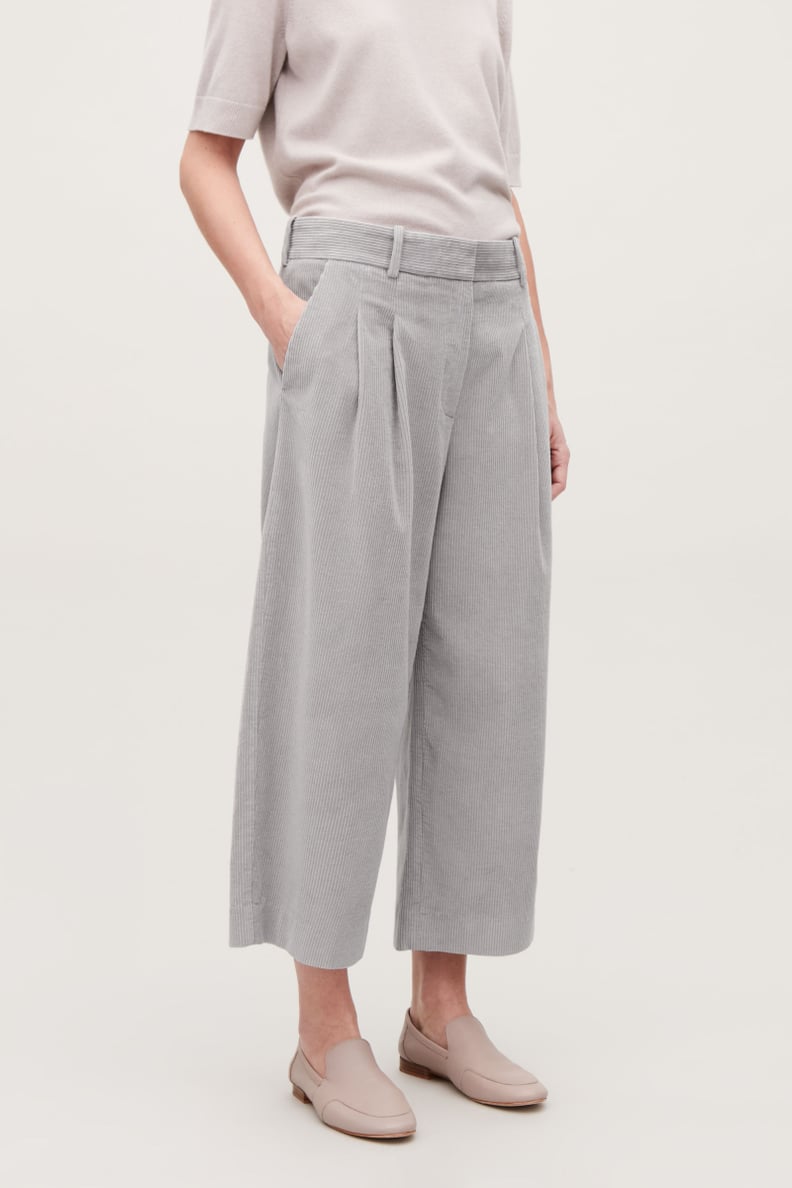 COS Wide Leg Corduroy Trousers