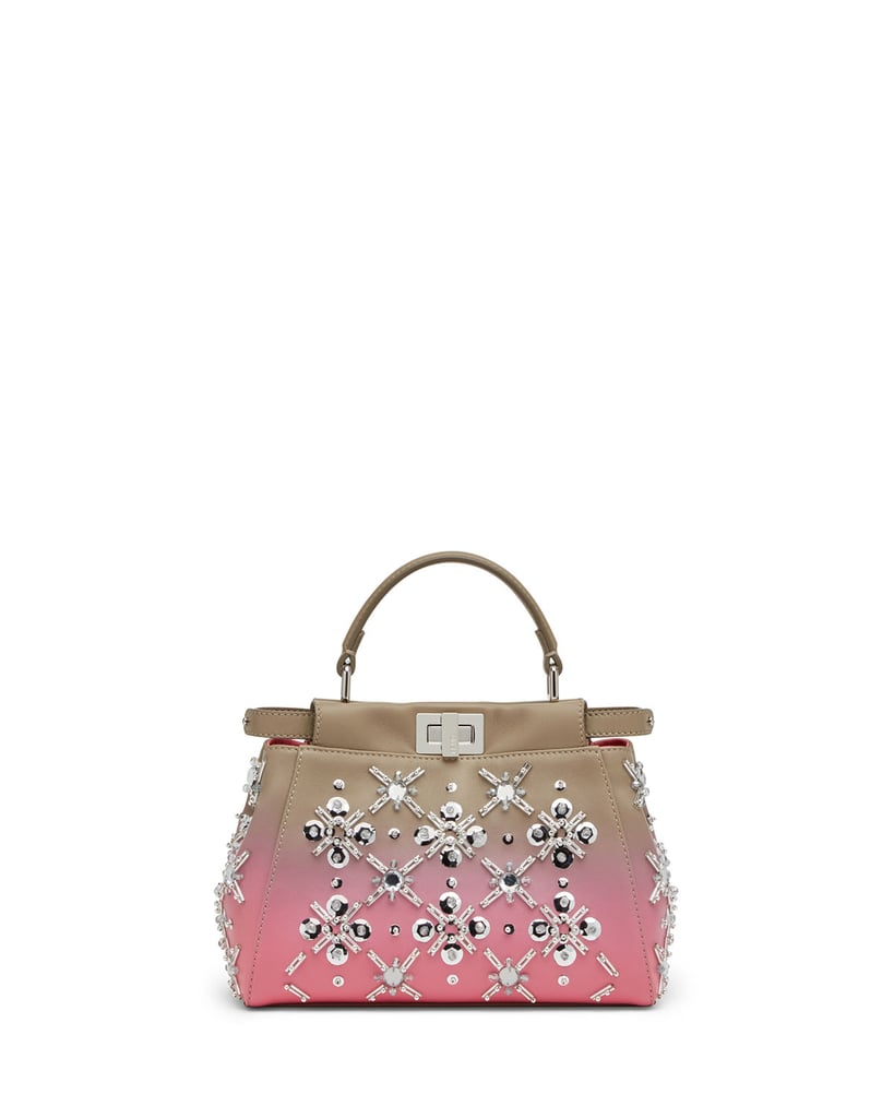 It might be mini, but Fendi's Peekaboo mini crystal satchel ($4,350) doesn't short on the luxury or the wow factor.