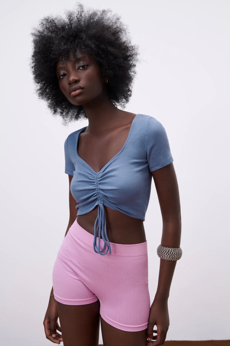 Cute midriff tops clearance