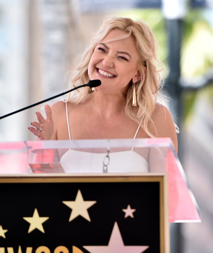Goldie Hawn and Kurt Russell at Hollywood Walk of Fame 2017