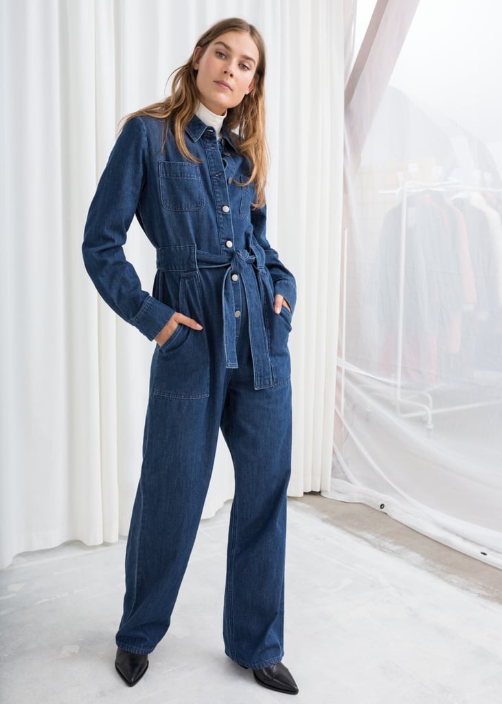 & Other Stories Denim Overall Jumpsuit | How to Wear a Utility Jumpsuit ...