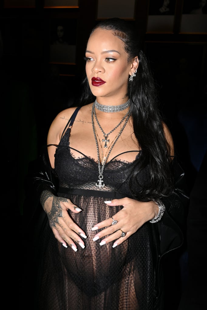 Rihanna Wearing Fenty Beauty's Icon Lipstick in Board Memb'r