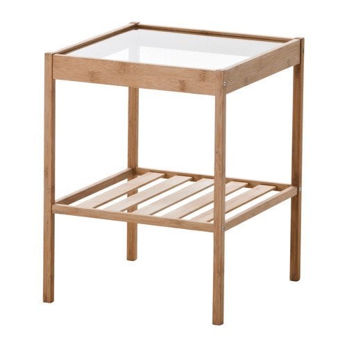 Ikea Durable Bamboo Nightstand