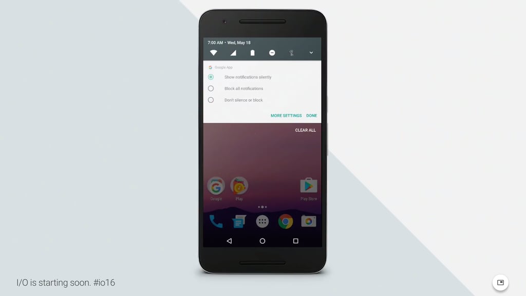 Close all your apps with the simple "clear all" feature.