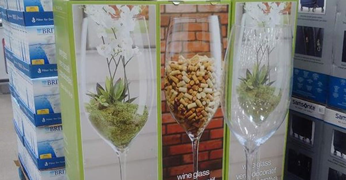 Costco Giant Wine Glass - How To Style For Home