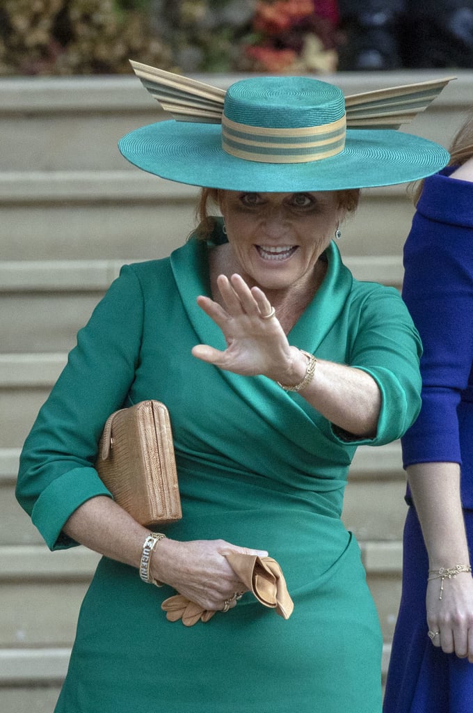 Sarah Ferguson Hat at Princess Eugenie's Wedding Reactions