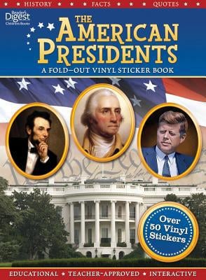 American Presidents Fold-Out Sticker Book