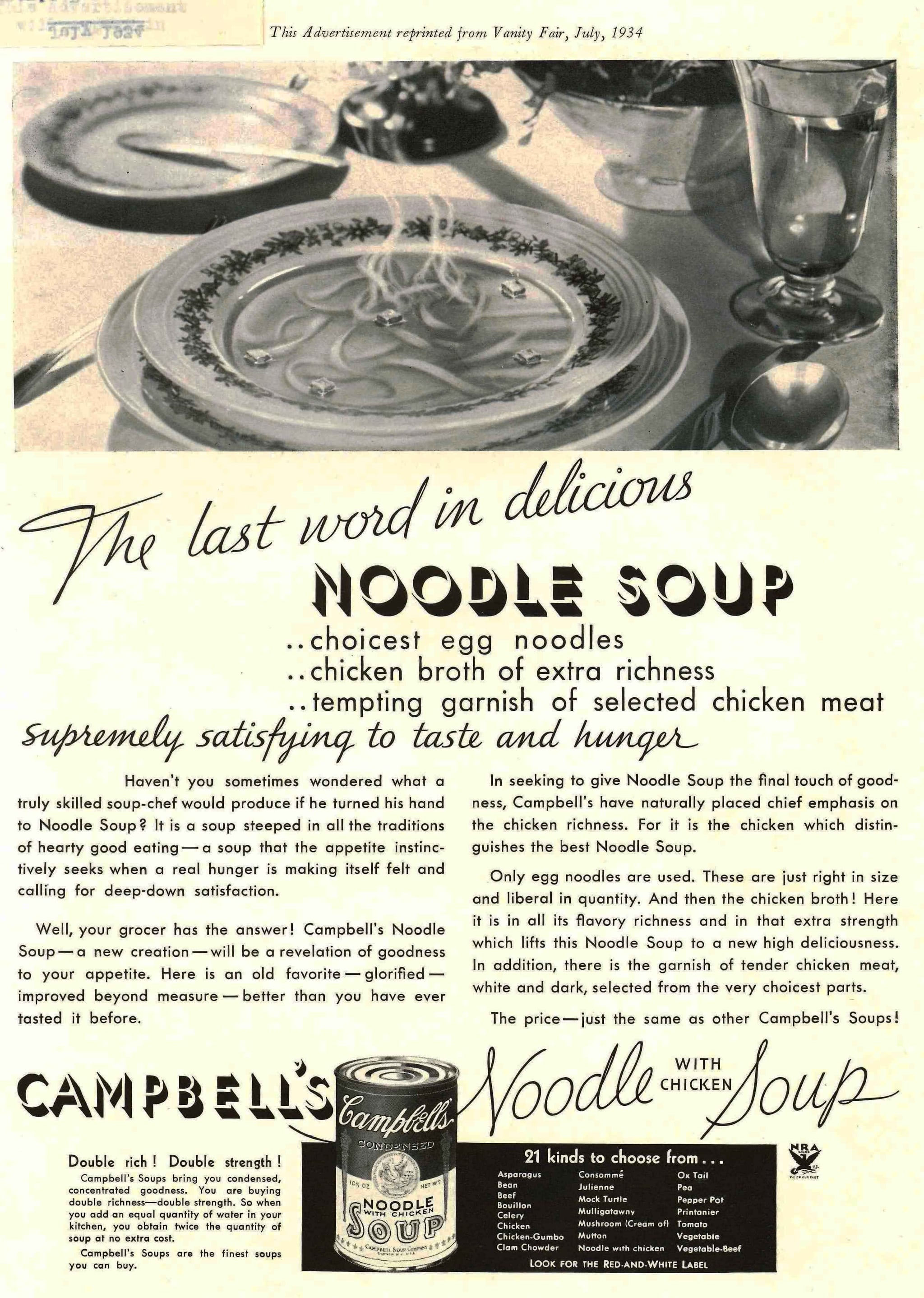 Campbell's Chicken Noodle Soup Vintage Ads | POPSUGAR Food