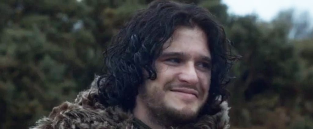 Jon Snow Smiling on Game of Thrones