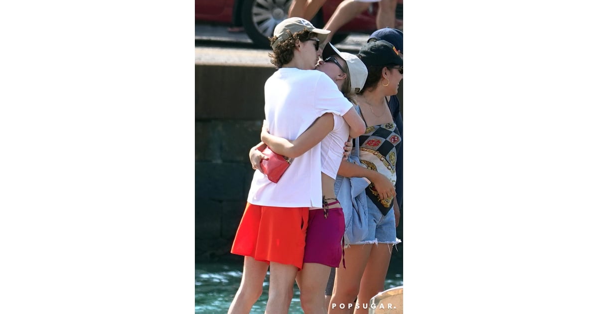 Timothée Chalamet LilyRose Depp Kissing on a Boat in Italy POPSUGAR