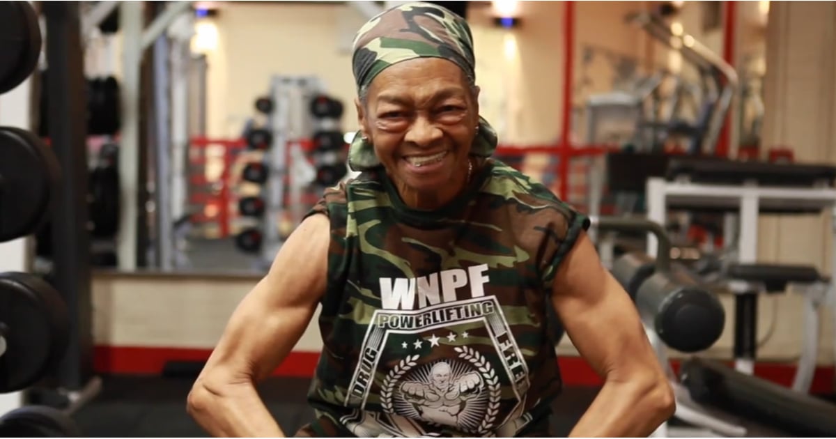 Elderly Female Powerlifter Video POPSUGAR Fitness