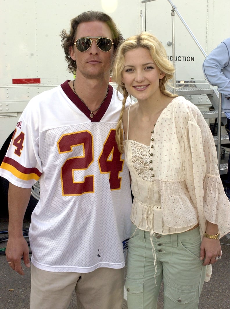 And Matthew McConaughey wore shorts when he linked up with Kate Hudson.