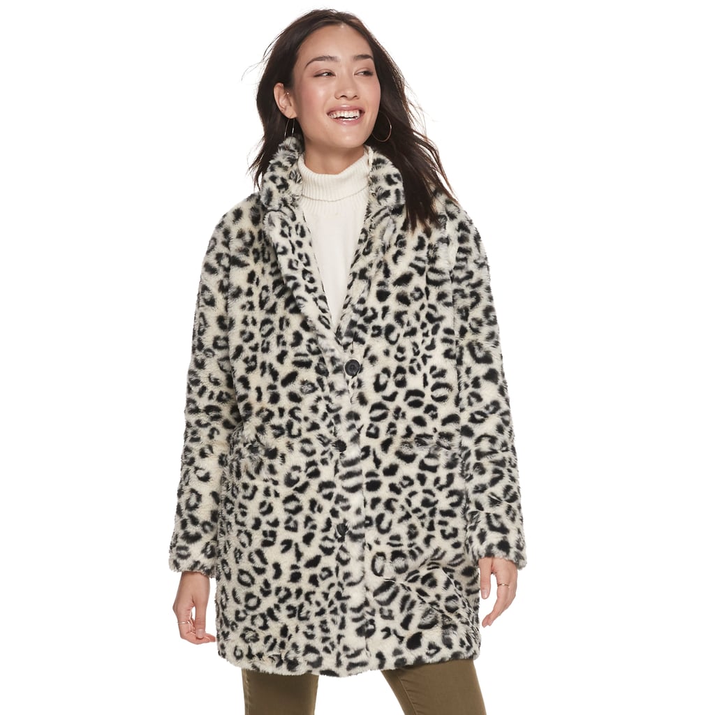 Faux Fur Coats Under $100 From POPSUGAR at Kohl's