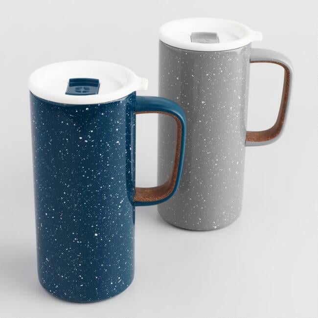 Ello Campy Insulated Stainless Steel Travel Mugs Set of Two