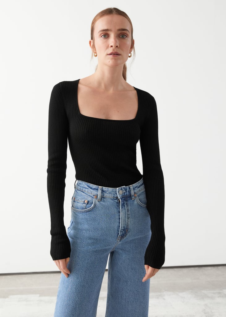 Fitted Rib Top | Black Friday Fashion Deals and Sales 2020 | POPSUGAR ...