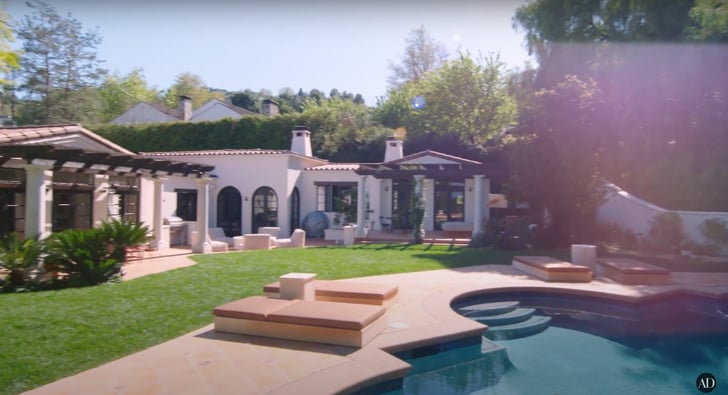 Here's a look at the outside of Kendall's home. | Kendall Jenner Shows Off Her LA Home in ...
